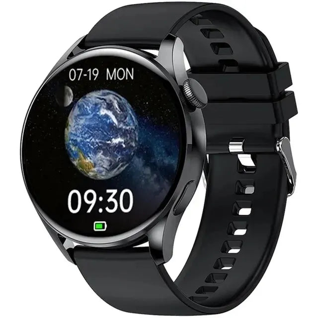 Elegant black smartwatch